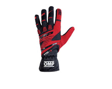 Load image into Gallery viewer, OMP KS-3 Gloves Black/Red - Size L