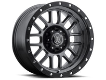 Load image into Gallery viewer, ICON Alpha 17x8.5 6x135 6mm Offset 5in BS 87.1mm Bore Gun Metal Wheel