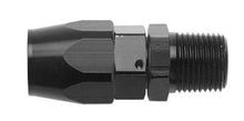 Load image into Gallery viewer, Fragola -6AN Straight Hose End x 1/4 NPT - Black