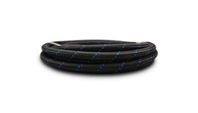 Load image into Gallery viewer, Vibrant -6 AN Two-Tone Black/Blue Nylon Braided Flex Hose (5 foot roll)