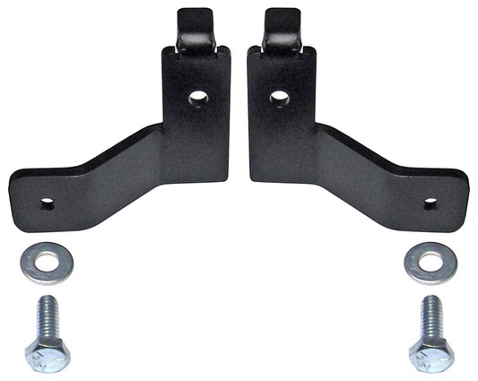 RockJock JK Brake Line Relocation Bracket Kit Front