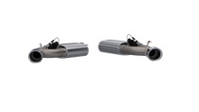 Load image into Gallery viewer, QTP Screamer Axle Back exhaust for 2016-2024 Chevrolet Camaro SS, showcasing sleek silver dual tip design.