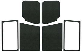 DEI 18-23 Jeep Wrangler JL 2-Door Boom Mat Complete Headliner Kit - 7 Piece - Black