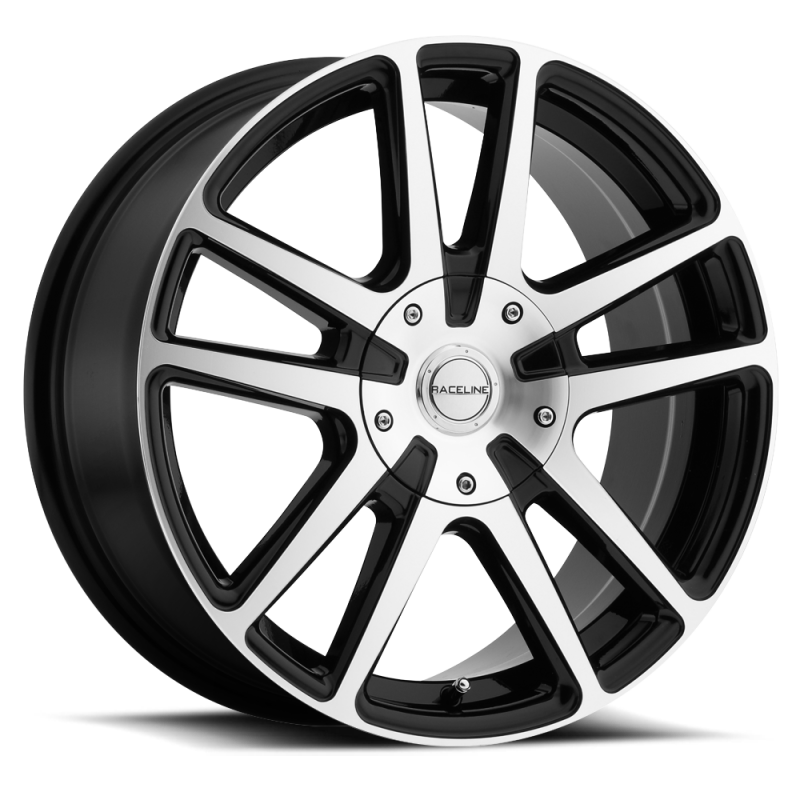 Raceline 145M Encore 17x7.5in / 5x108/5x114.3 BP / 40mm Offset / 72.62mm Bore - Black/MACH Wheel