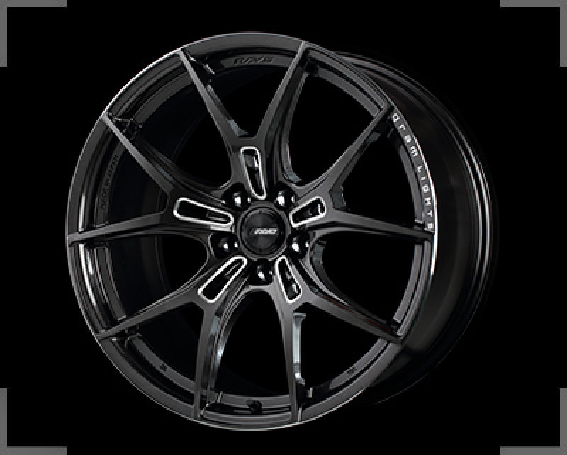 Gram Lights 57FXZ 20x10.5 +34 5x112 Super Dark Gunmetal and Machining Rim Edge DC Wheel