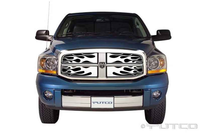 Putco 06-08 Ram 1500/2500/3500- Replacement Flaming Inferno Stainless Steel Grille