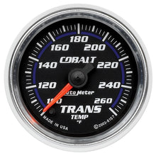 Load image into Gallery viewer, Autometer Cobalt 52mm 100-260 Deg F Electronic Trans Temp Gauge