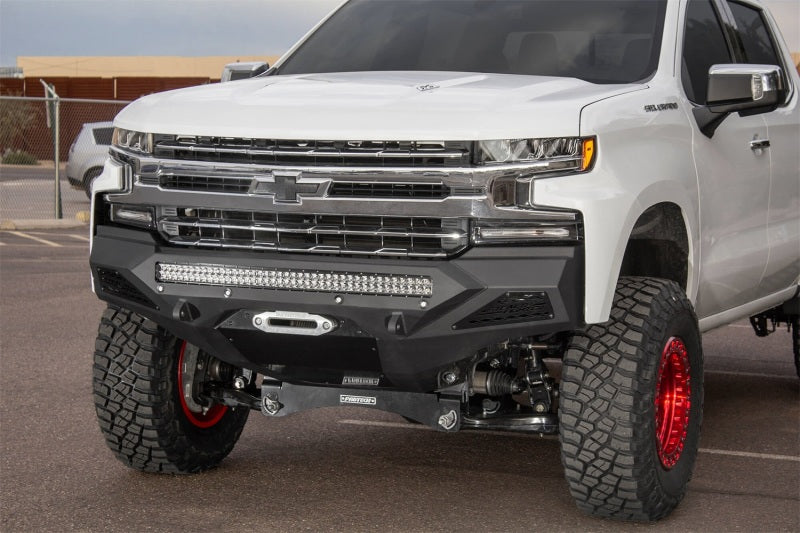 Addictive Desert Designs 2019 Chevrolet Silverado 1500 SF Front Bumper w/ Winch Mount&Sensor Cutout-Bumpers - Steel-San Diego Overlanding-Addictive Desert Designs