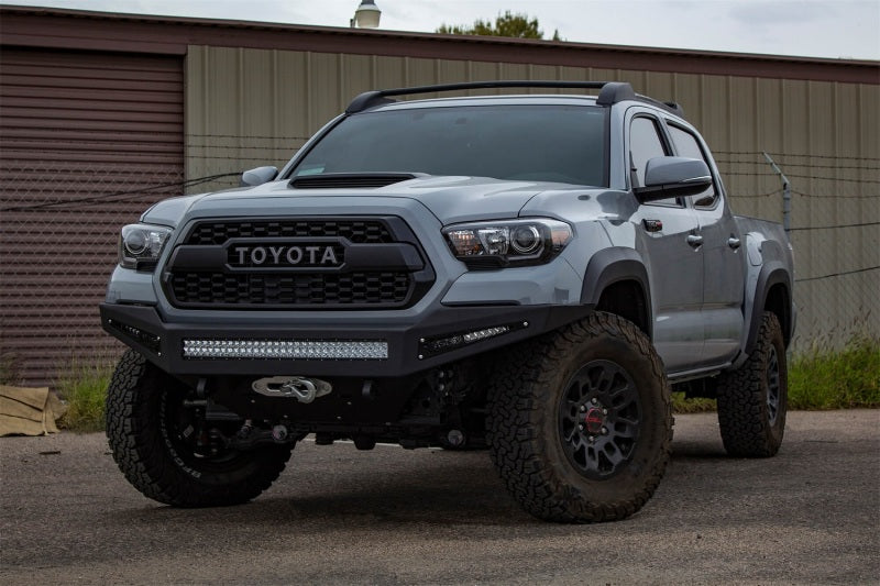 Addictive Desert Designs 16-18 Toyota Tacoma HoneyBadger Front Bumper-Bumpers - Steel-San Diego Overlanding-Addictive Desert Designs