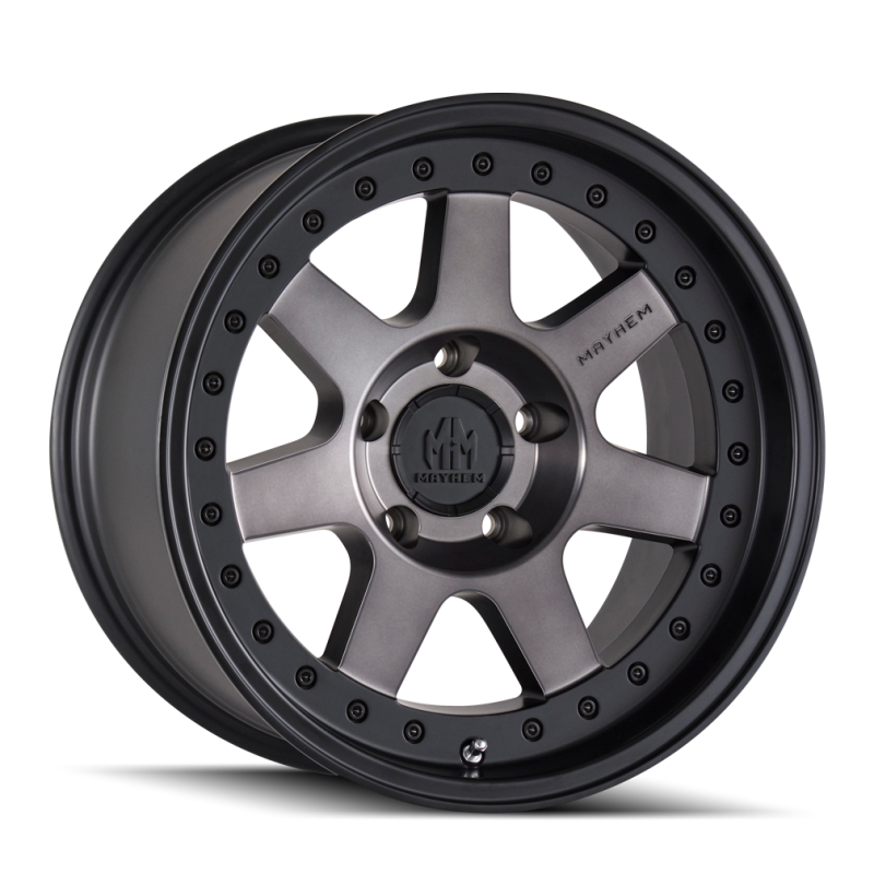 Mayhem 8300 Prodigy 20x9 / 8x180 BP / 0mm Offset / 130.8mm Hub Matte Black w/ Dark Tint Wheel