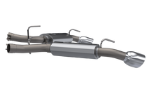 Load image into Gallery viewer, View of QTP 2010-2013 Chevrolet Camaro SS AR3 Axle Back Exhaust, emphasizing the sleek design and performance features.