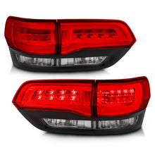 Load image into Gallery viewer, ANZO 2014-2016 Jeep Grand Cherokee LED Taillights Red/Clear