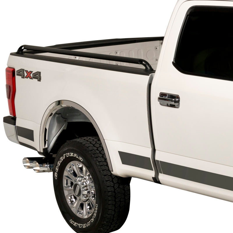 Putco 15-20 Ford F-150 - 6.5ft Bed Locker Side Rails - Black Powder Coated