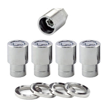 Load image into Gallery viewer, McGard Wheel Lock Nut Set - 4pk. (Reg. Shank Seat) 7/16-20 / 13/16 Hex / 1.38in. Length - Chrome