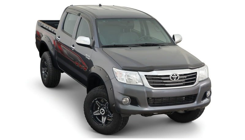 Bushwacker 11-13 Toyota Hilux Pocket Style Flares 4pc 59.8in Bed - Black