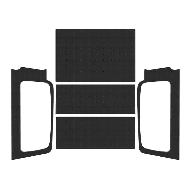 DEI 04-06 Jeep Wrangler LJ Unliminted Headliner Complete Kit - Black
