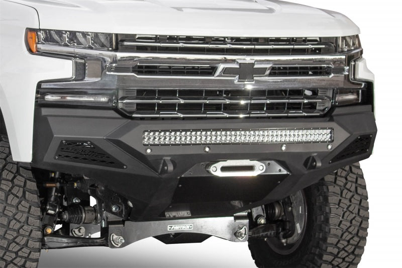 Addictive Desert Designs 2019 Chevrolet Silverado 1500 SF Front Bumper w/ Winch Mount&Sensor Cutout-Bumpers - Steel-San Diego Overlanding-Addictive Desert Designs