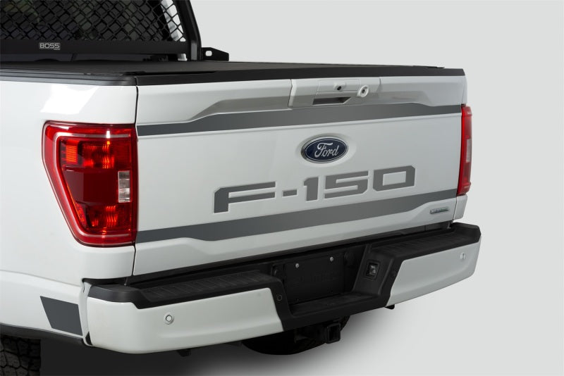 Putco 2021 Ford F-150 Stainless Steel Black Platinum Upper/Lower Tailgate Accent (2pcs)