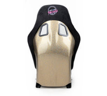 Load image into Gallery viewer, NRG FRP Bucket Seat ULTRA Edition - Medium (Black Alcantara/Gold Glitter Back)