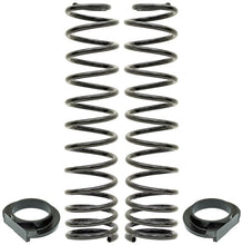 Load image into Gallery viewer, RockJock JL Front Coil Springs 4in Lift w/ Urethane Isolators Pair