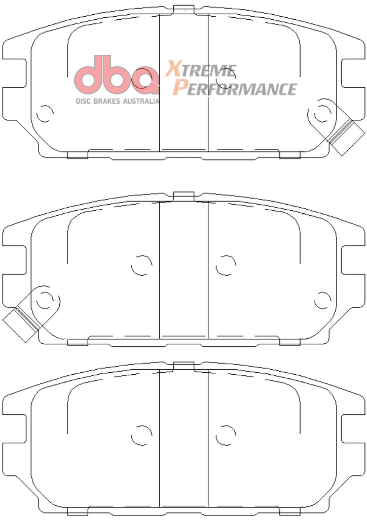 DBA 1994 Eagle Talon TSi (1st Gen) AWD XP Performance Front Brake Pads