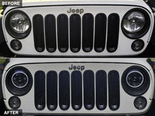 Load image into Gallery viewer, Raxiom 07-18 Jeep Wrangler JK LED Halo Headlights- Chrome Housing (Clear Lens)