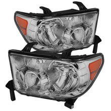 Load image into Gallery viewer, xTune Toyota Tundra 07-13 OEM Style Headlights Chrome HD-JH-TTU07-AM-C