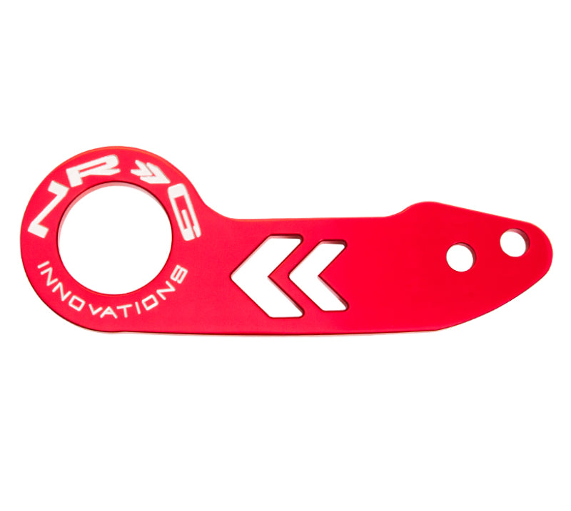 NRG Universal Rear Tow Hook - Anodized Red