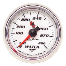 Load image into Gallery viewer, Autometer C2 52mm Mechanical 140-280 Deg F Water Temperature Gauge