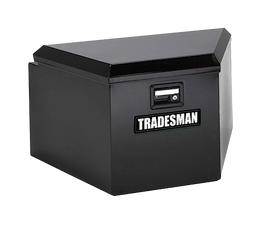 Tradesman Steel Trailer Tongue Storage Box (21in.) - Black