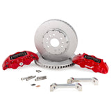 Alcon 2021+ RAM TRX 376x42mm Rotors 6-Piston Red Calipers Front Brake Upgrade Kit