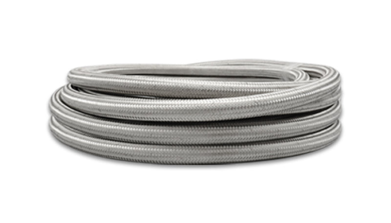 Vibrant SS Braided Flex Hose w/ PTFE Liner -10AN (20 foot roll)